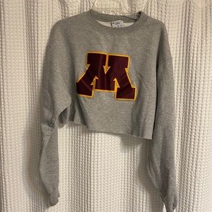 University of Minnesota Cropped Crewneck